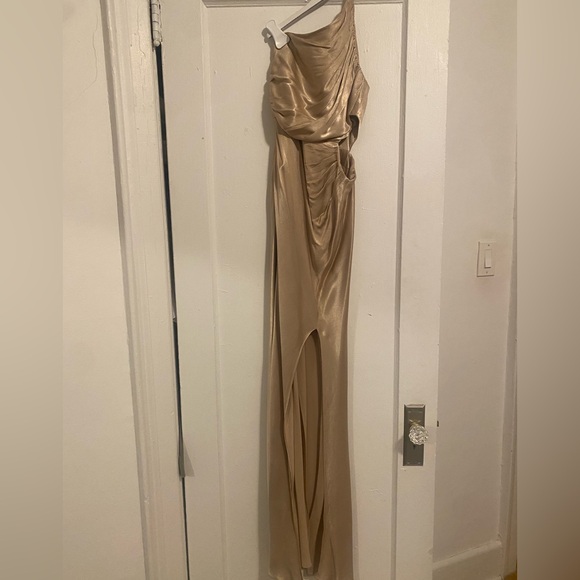 Shona Joy La Lune Asymmetrical Gathered Maxi Dress - Picture 5 of 6